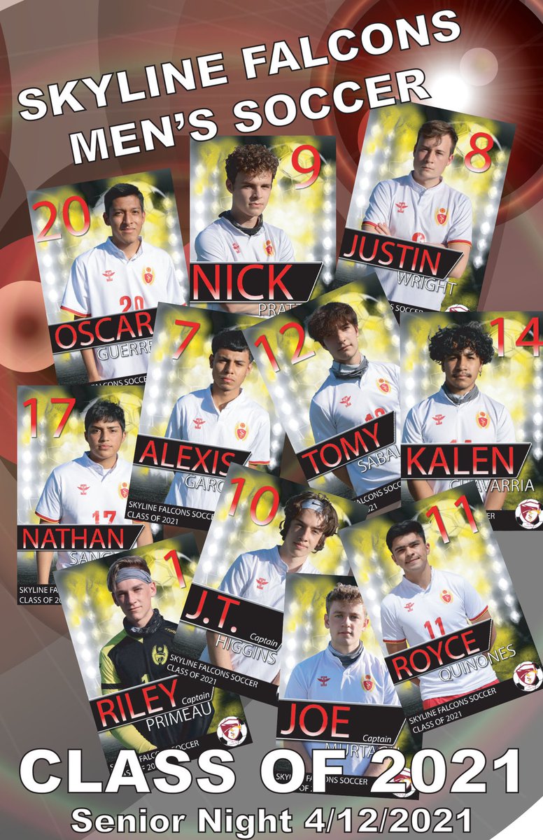 Skyline Men's Soccer (@shs_falconssoc) on Twitter photo Celebrating our Falcon Seniors today. Thank you boys! #WingsUp <a href="/FalconAthletics/">Skyline Athletics</a> @SkylineFalcons <a href="/CHSAA/">CHSAA</a> <a href="/BradCochi/">Brad Cochi</a> <a href="/BoCoPreps/">BoCoPreps</a> Celebrating our Falcon Seniors today. Thank you boys! #WingsUp <a href="/FalconAthletics/">Skyline Athletics</a> @SkylineFalcons <a href="/CHSAA/">CHSAA</a> <a href="/BradCochi/">Brad Cochi</a> <a href="/BoCoPreps/">BoCoPreps</a>