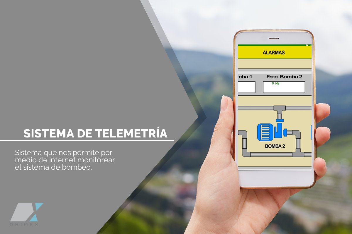 En Dhimex contamos con servicio de telemetría que es el sistema en línea CVV-IoT que permite tener una interacción de manera remota, revisa el sistema de bombeo donde quiera que estés
#Dhimex
#HazQueSuceda
#Telemetría