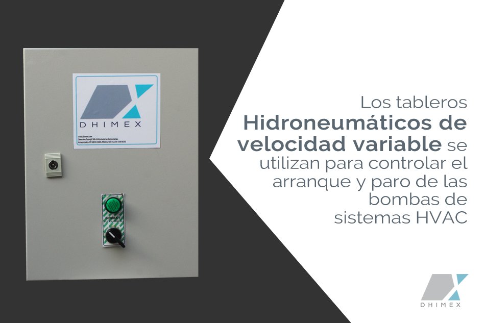 Los tableros Hidroneumáticos de velocidad variable se utilizan para controlar el arranque y paro de las bombas para sistemas hidroneumáticos o sistema HVAC
#Dhimex
#TablerosHidroneumáticos
#VelocidadVariable
#SistemasHVAC