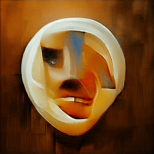 SimonGColton's tweet image. A little late night dabbling with #CLIP driving #BigGAN, my first for ages. I'm trying to generate "Not Faces", i.e., images that are explicitly not faces, but do resemble them, ever so slightly. #CreativeAI #ComputationalCreativity
