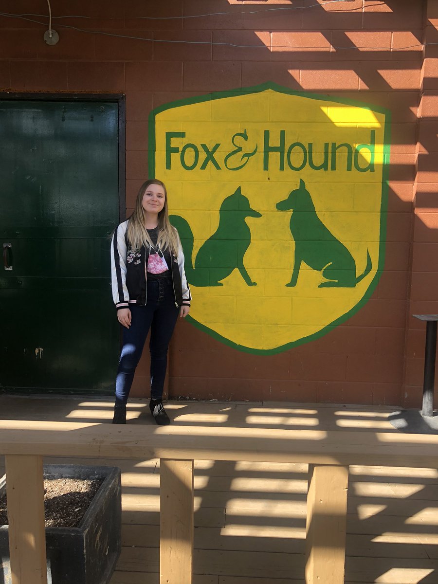 FoxInnisfail's tweet photo. Come visit Madison on the patio https://t.co/BXdQbukYsu