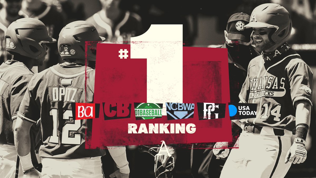 RazorbackBSB's tweet image. The 𝘂𝗻𝗱𝗶𝘀𝗽𝘂𝘁𝗲𝗱 No. 1 team.