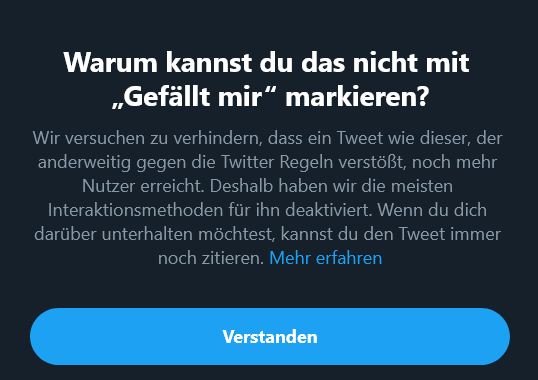Klimaraecher's tweet photo. Nun geht es los,mit der Zensur auf Twitter !!
In Zukunft nur noch Lügen von Big-Pharma und Politik erlaubt ?!
Was haben Die an"Notfallzulassung"einer experimentellen Gen-Therapie am Menschen nicht verstanden und Was Daran fragwürdig ?!
#fakepandemie #testpandemie #coronadiktatur https://t.co/JR2kdrEzZs
