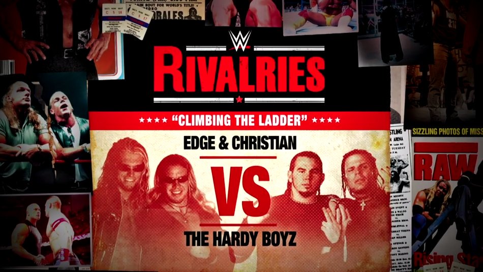 #WWERivalries spotlights Edge & Christian vs. JEFF HARDY & MATT HARDY https://t.co/lEJAaMLwh2 https://t.co/H2cdjNGcJ8