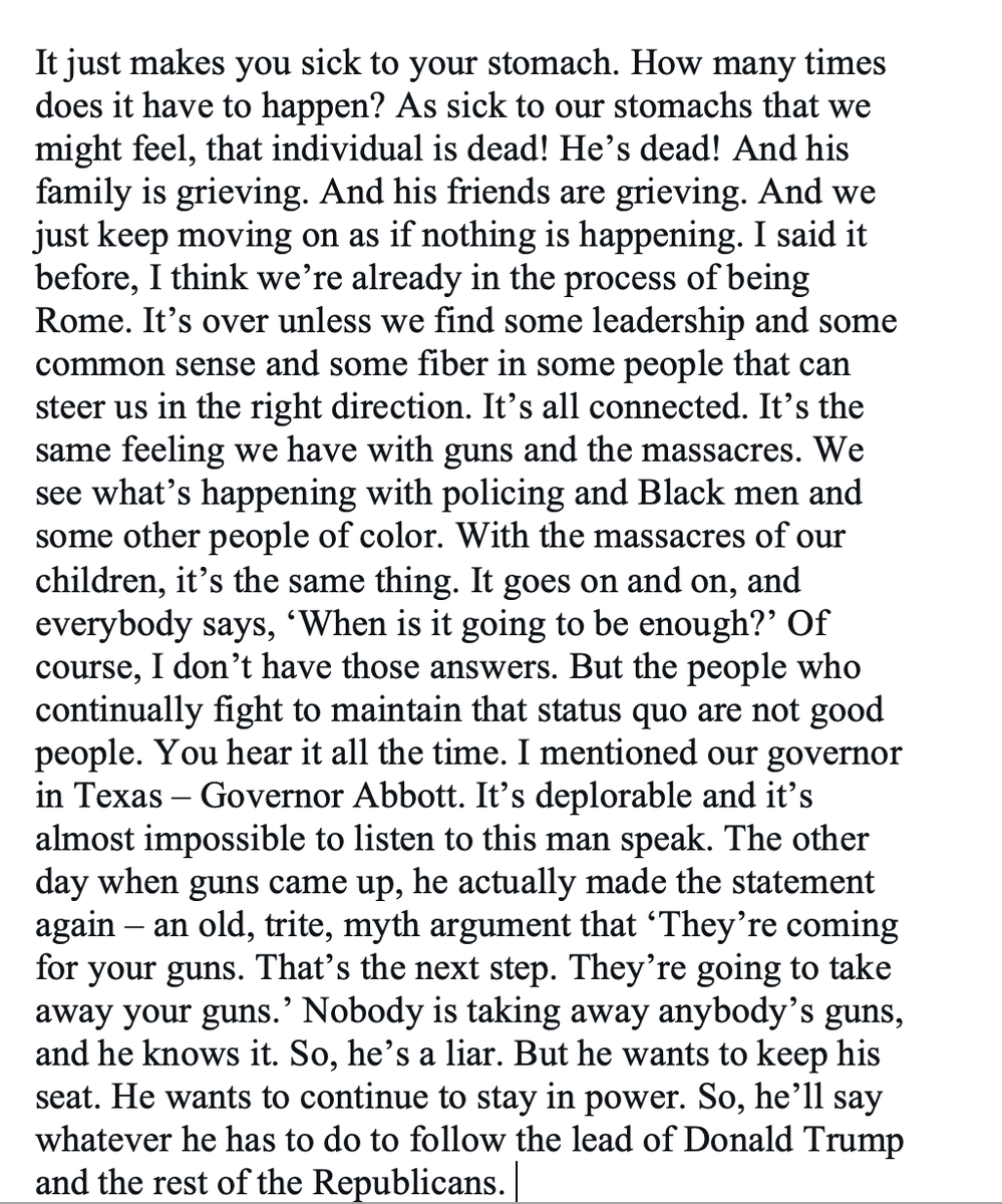 MarkG_Medina's tweet image. Spurs coach Gregg Popovich on the Daunte Wright shooting, gun violence and the state of American politics
