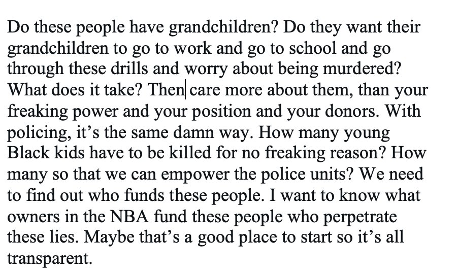 MarkG_Medina's tweet image. Spurs coach Gregg Popovich on the Daunte Wright shooting, gun violence and the state of American politics