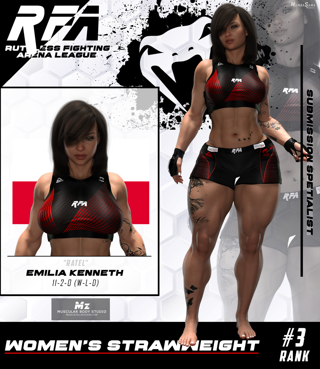 Son Of Dakonaga Rfa Fighters 3dcg Daz Studio 裸足 筋肉女 筋肉娘 格闘技 マニキュア 黒人 T Co Ny8jqxn8af