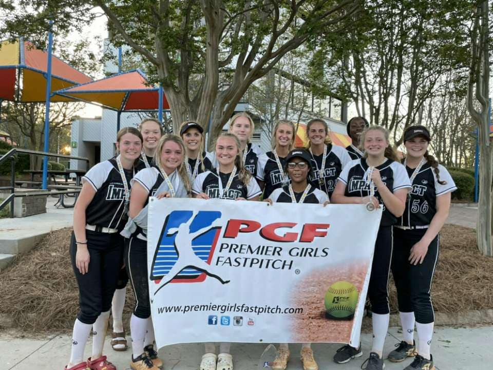 We would like to congratulate the following Georgia Impact teams on their recent success.
Georgia Impact Schroyer PGF Diamond Direction 18u Invite Champs
CT Impact - Pearson - Daffodil Classic 12u Champs
Georgia Impact - Taylor - PGF Beverly Bandits Select 80 12u Runner Up