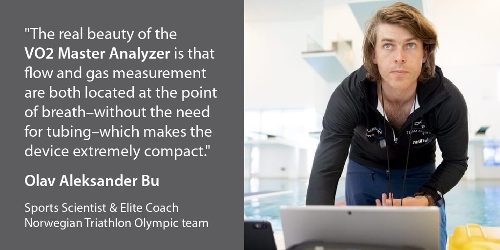 vo2master's tweet photo. Olav Aleksander Bu is a sports scientist and elite coach of the Norwegian Triathlon Olympic team.

He chooses the VO2 Master Analyzer to gain critical insight into athletic performance and is very pleased with the quality and versatility of the device.

#OlympicTeam #VO2Master https://t.co/x8g7H3Dn16