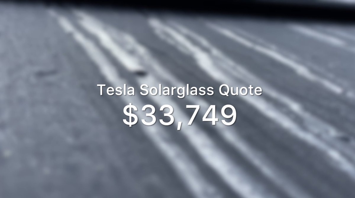 2/ Mr. Flack personally paid $33,749 *after incentives* to have the Tesla solar roof installed. To be fair, he needed a new roof anyway, which likely would have cost him ~$10K according to his estimates. $TSLAQ