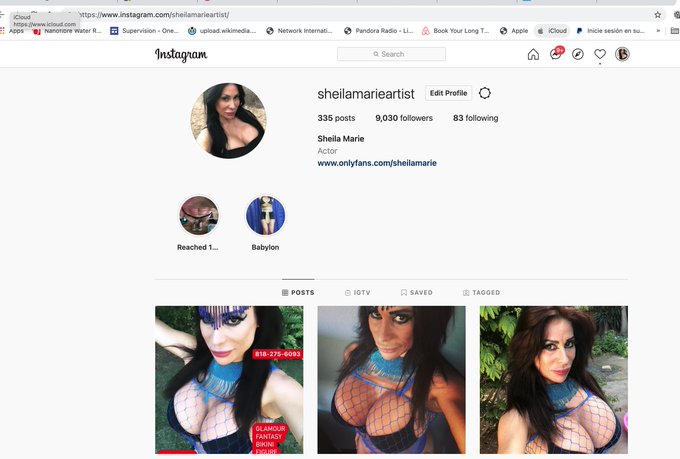 Instagram name change! from sheilamariemodel to sheilamarieartist! https://t.co/yqUxnGDFsN
