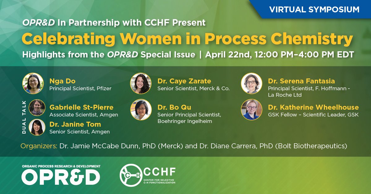 mccabedunn's tweet photo. Don't forget to register! Only 10 days away from this great event.

Register Here: https://t.co/TQs1tw60xA

Have a question for the career panel? Ask it by emailing womeninprocesschemistry@gmail.com

Panelist: @diane_carrera, Emma McInturff, Sarah Co, @rebeccois , Sue Zultanski https://t.co/4uTmLfdVAc