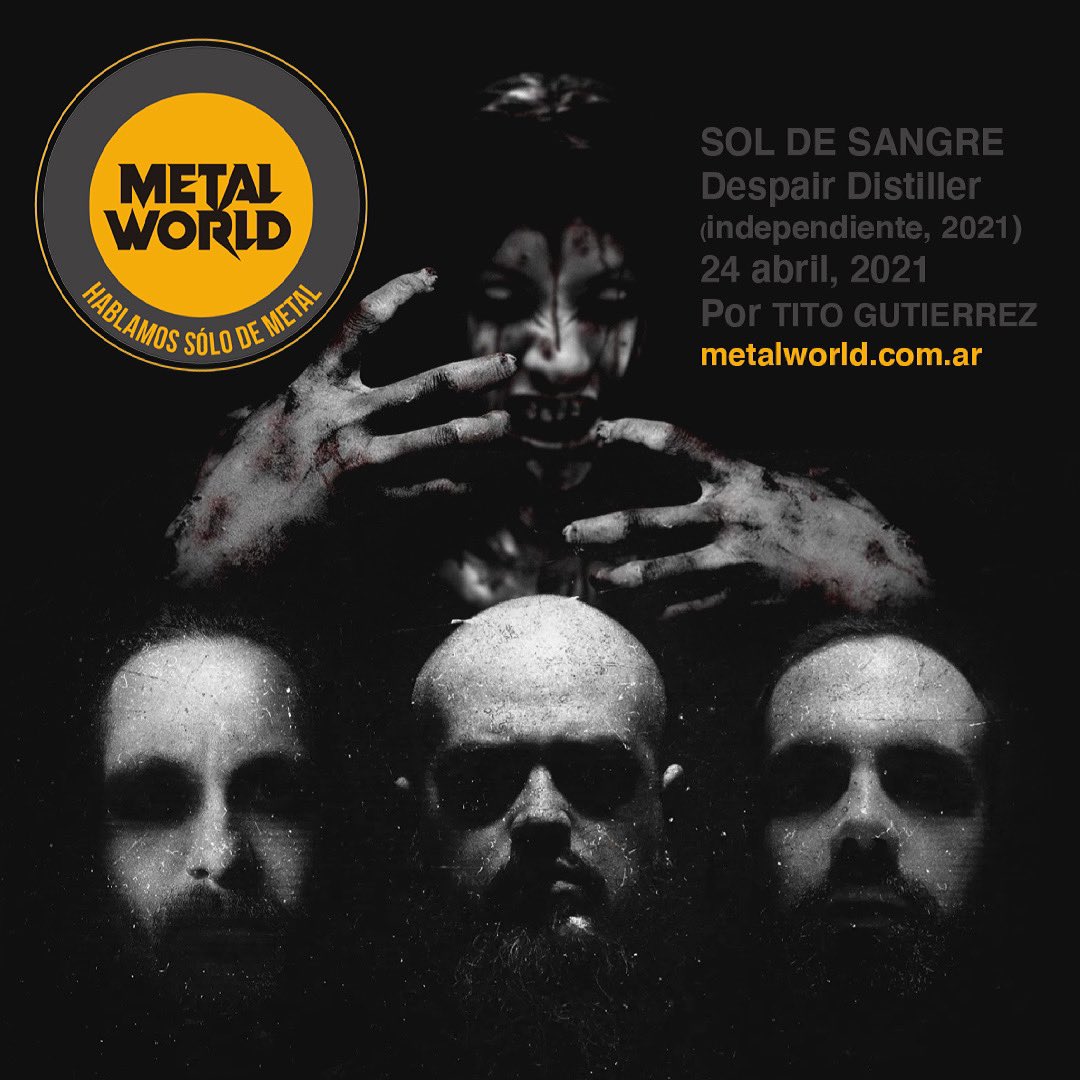 metalworld.com.ar/sol-de-sangre-…
 “Un disco sin monotonías pero donde sus variantes están justificadas en la buena combinación utilizada y nunca exageran ni sobreactúan los cambios, puentes ni cortesAltamente recomendable.”

#deathmetal #soldesangre #osdm #metal  #metalcolombiano