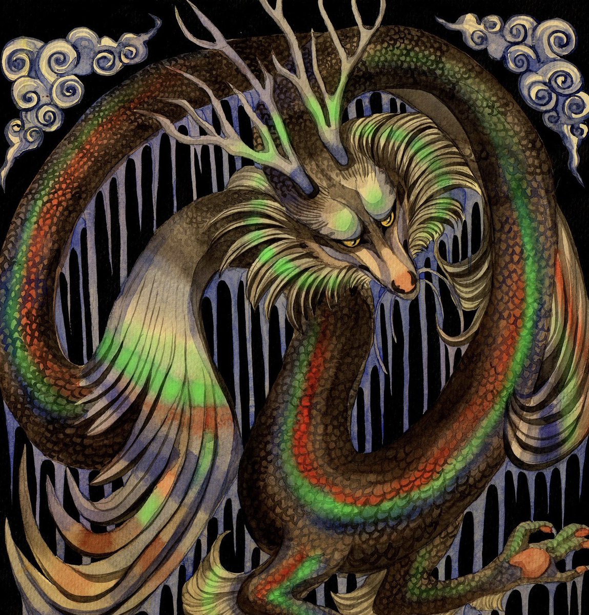 Neon dragon Inlun 🐲
I was inspired by a radiant snake