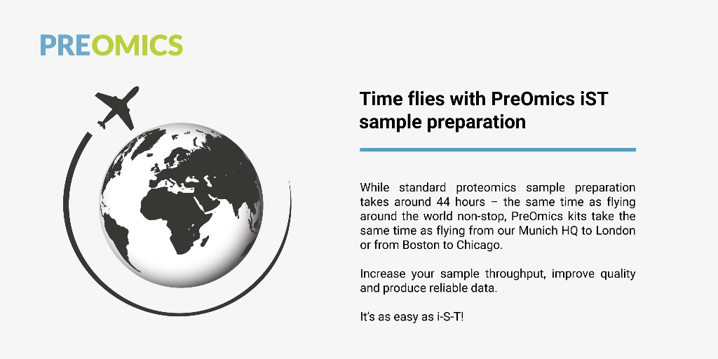 PreOmics's tweet image. Don’t waste precious time preparing protein samples. Get reliable results faster than ever with PreOmics. Learn more: ow.ly/4ota50EyIYR
#massspectrometry #proteomics #samplepreparation