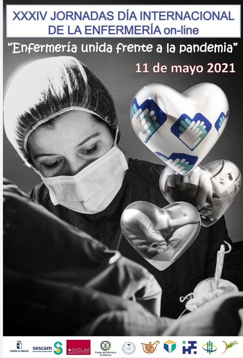 ➡️Abierto el plazo de inscripción de las XXXIV Jornadas del Día Internacional de la Enfermería 2021. 
➡️📝 Inscripción a través de la plataforma SOFOS del SESCAM. 
➡️ Más adelante informaremos sobre la inscripción para alumnado
➡️ Más información en la web del CHOSPAB. 🌐💻
