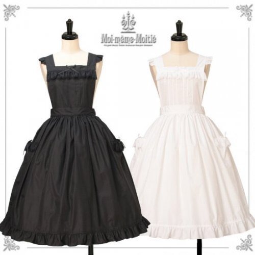 Moi meme Moitie】 Gardeniaピンタックエプロン 「Gardeniaエプロン