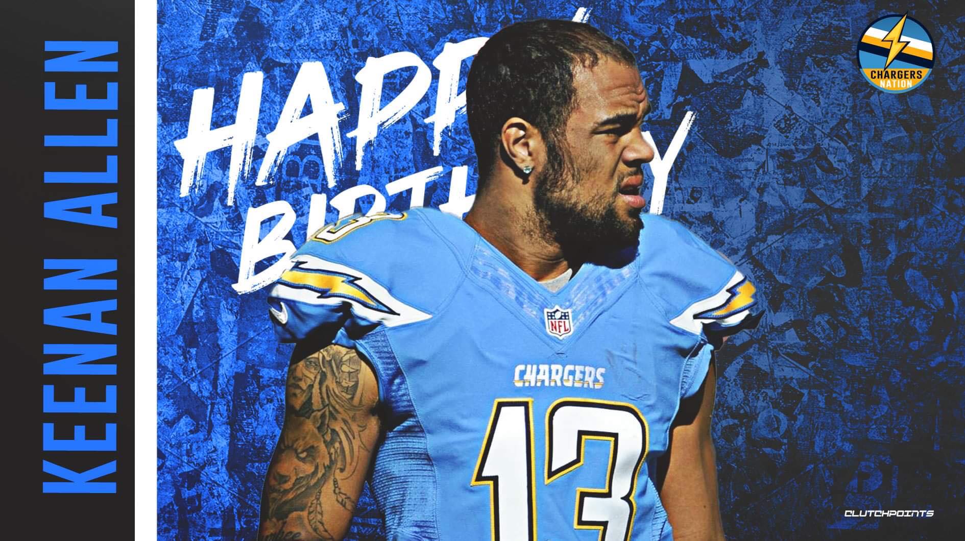 Let\s all wish Keenan Allen a happy 29th birthday! 
