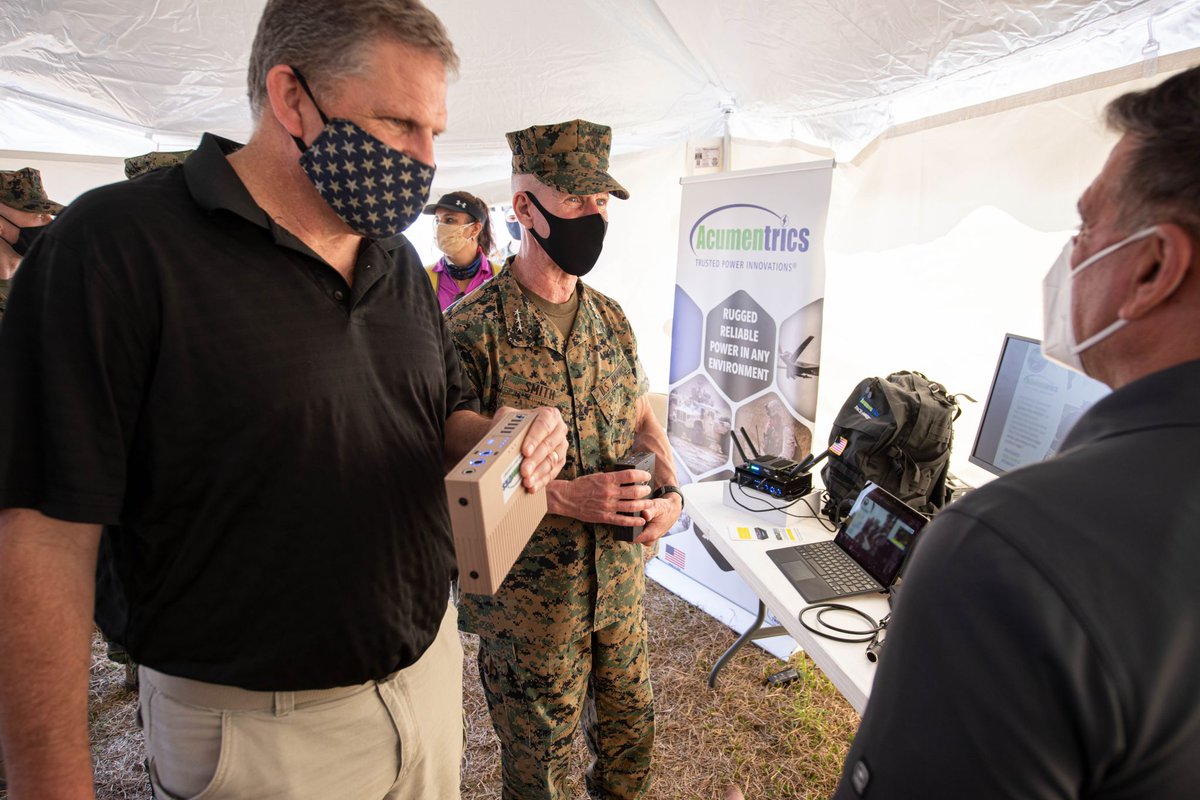 Acumentrics_Inc's tweet photo. #ICYMI We had one of the greatest honors being selected to participate in (NICE) Advanced Naval Technology Exercise (ANTX) 2021! https://t.co/OnkhpuloWW #RUPS #PackPower #PoweringAutonomy #PoweringOurMilitary #Navy #PortablePower 🔌🔋 #ChargingThrough2021 https://t.co/fY3YUskdIA