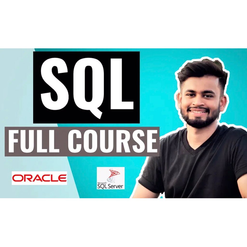 ampcodetutorial's tweet image. Please check out our full SQL course playlist which contains 36 lectures on each topic. Just paste the below link👇🏼

youtube.com/playlist?list=…

Please subscribe to the channel and share if you like❤️😊