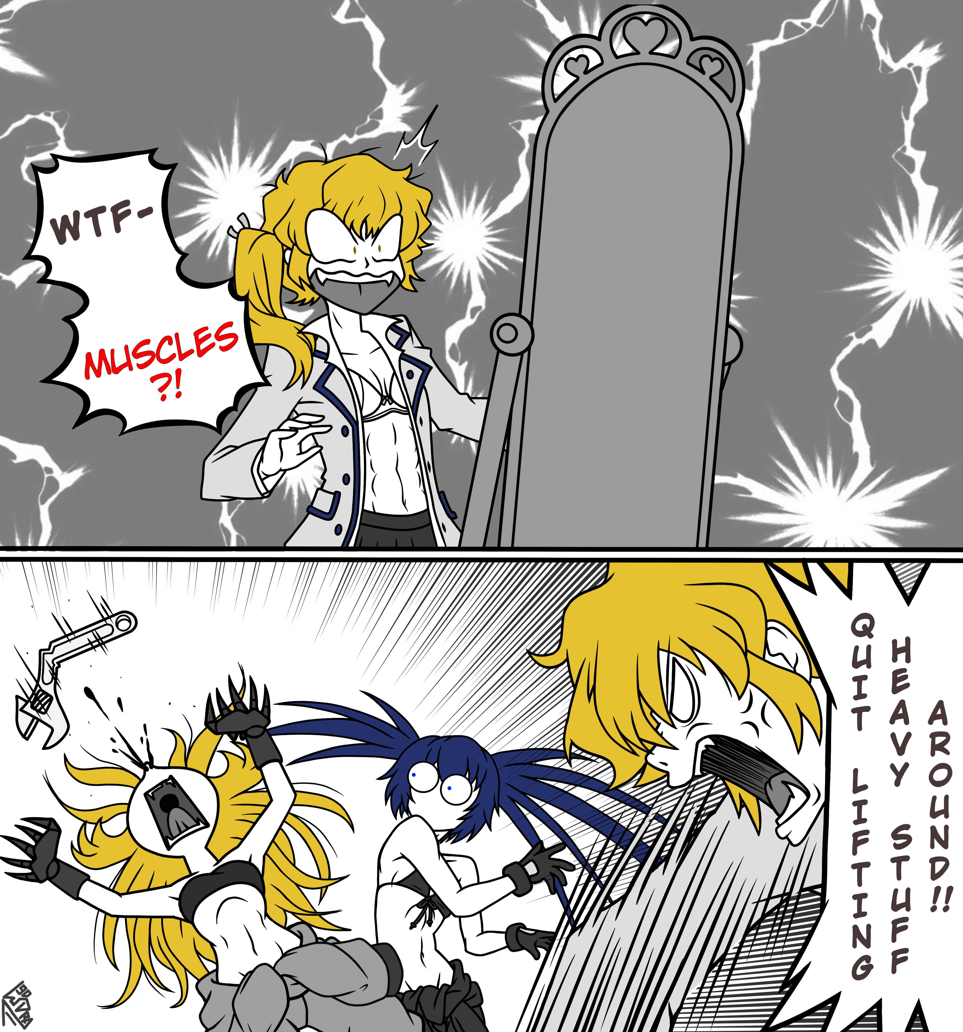 تويتر Ludra90 على تويتر Comic Time Blackrockshooter ブラックロックシューター Brs Chariot チャリオット Kagariizuriha 出灰カガリ Mechanic Abs T Co M2tc8uvm7p