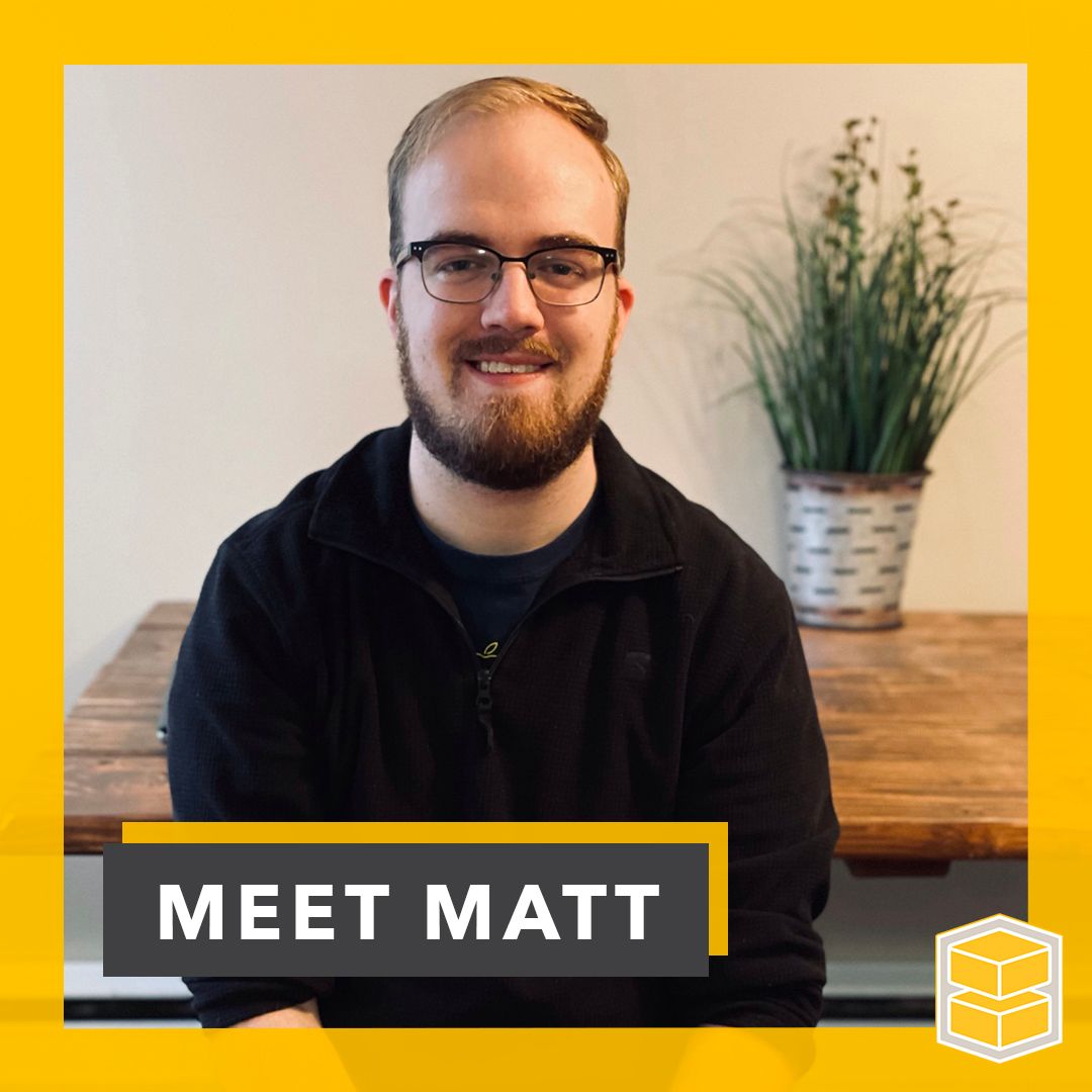ResultStack's tweet image. Meet Matt! Matt, a Software Consultant, is one of our newer hires who focuses on mobile app development in Swift, Kotlin, and React Native. In his downtime, Matt enjoys taking online courses, spending time with friends, and playing video games. Welcome to our team, Matt!