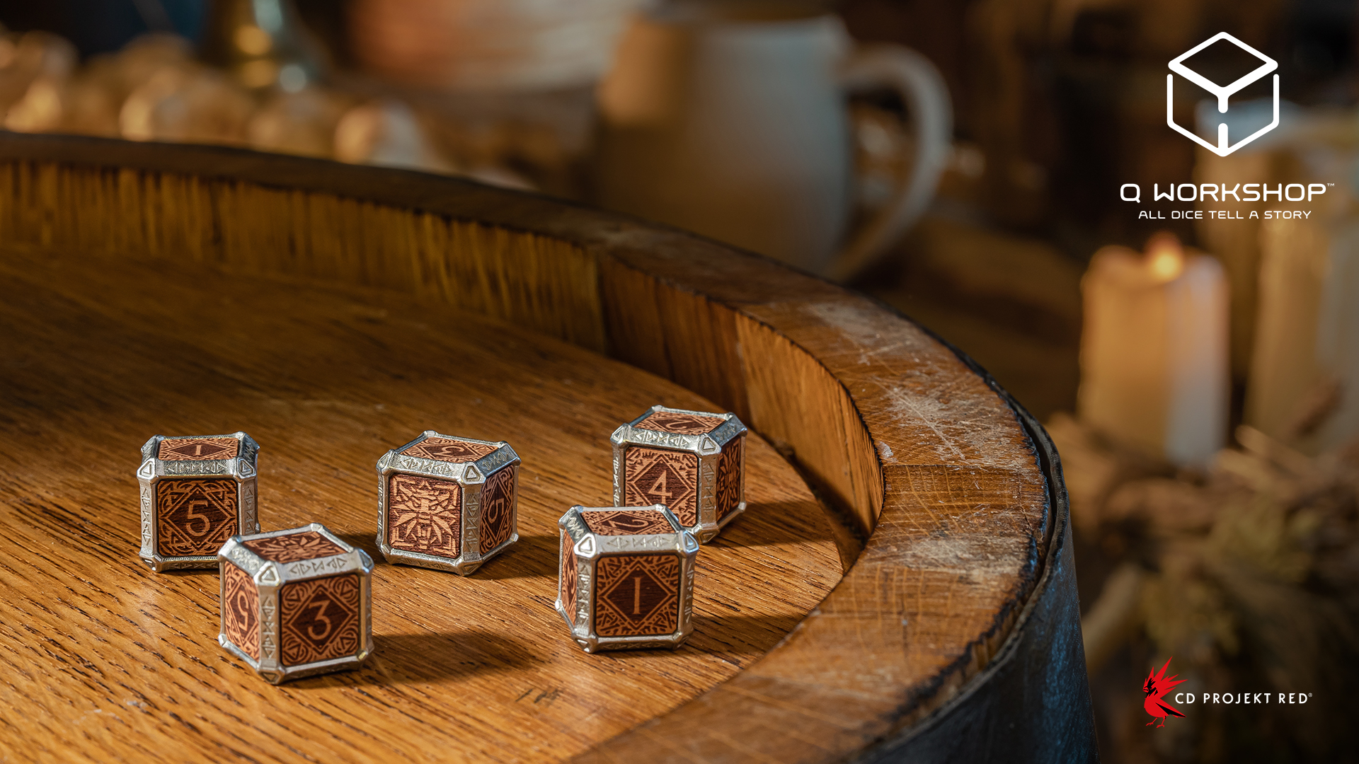 The Witcher on Twitter "From D4 to D100 — the Kickstarter campaign for The Witcher Hybrid Dice