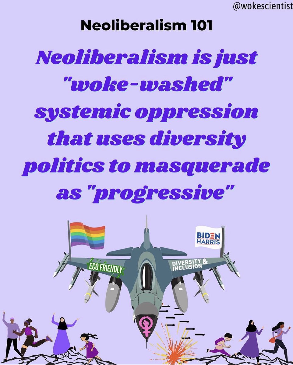 Today, I came across some really brilliant graphics by WokeScientist on instagram. They extensively explain neoliberalism with examples we can all identify with. Their amazing work on neoliberalism also centers anti-Blackness. Check it out:  https://twitter.com/andrehenry/status/1386709316070215684