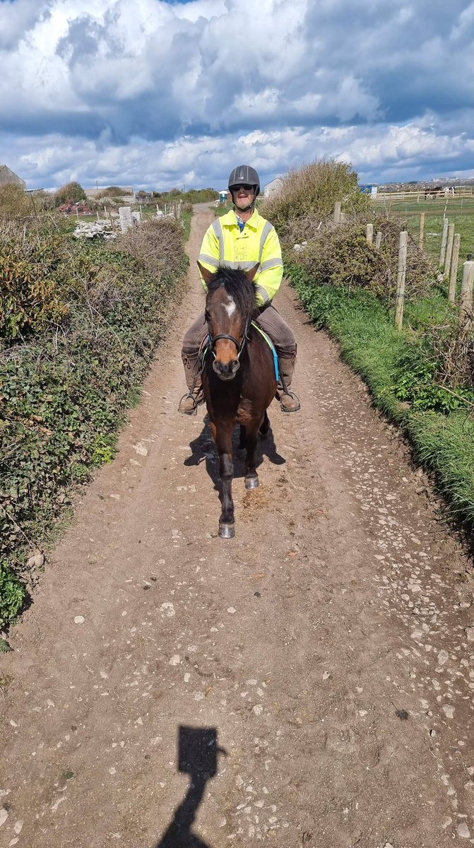 I’ve just been out riding with my best friend Pikey, and even had a cheeky little canter up culverwell