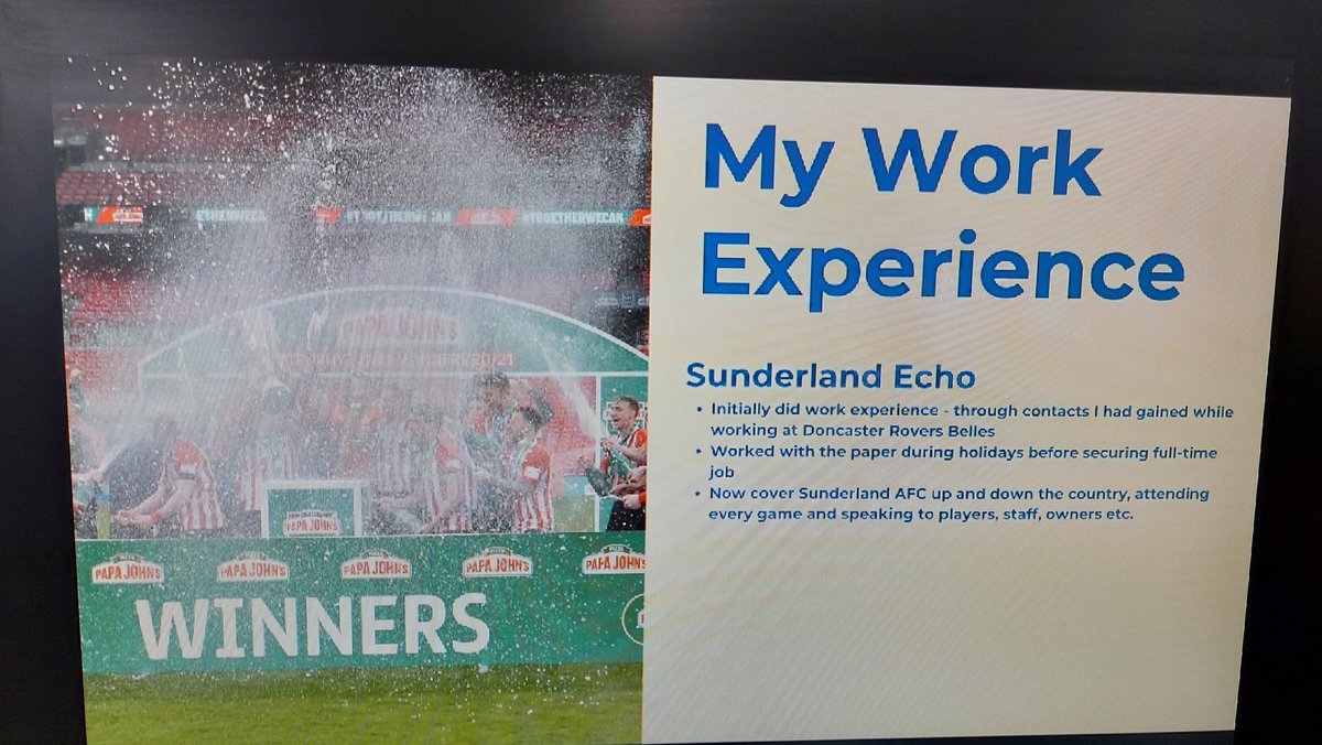 Many thanks to <a href="/markdonnelly_/">Mark Donnelly</a> discussing his career progression in sports journalism and marketing to <a href="/NCDOfficial/">NCDOfficial</a> sports students.