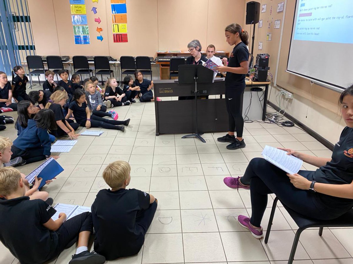 Song learning with Ms Thompson in M1! #Alice #jisdrama #jismusic #jisperformance #lotsofhardwork #songsandsinging