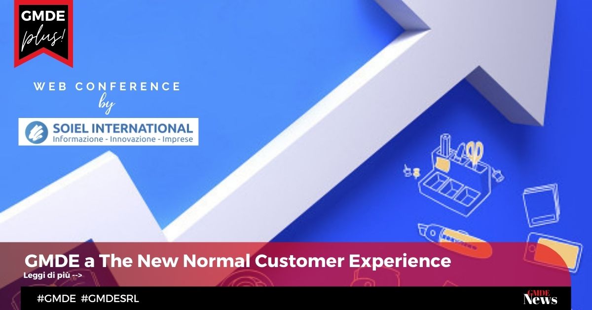 GMDE_srl's tweet photo. 🥁 Domani: The New Normal #CustomerExperience! by @soiel_it
GMDE sarà presente con un intervento dal titolo: "#B2B2C, informazioni consolidate per affrontare nuove modalità di relazione con il #cliente”https://t.co/zlT0eGy8HE
#gmde #gmdesrl #oimdigital #pmi #gmdeforindustry https://t.co/K29zF9c1aE