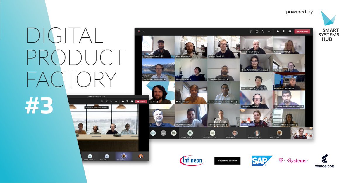 smartsystemshub's tweet image. Kick-Off 3. #DigitalProductFactory 🚀
Ziel: eine #EdgeAI-Lösung, um die Mensch-Roboter-Kollaboration zu verbessern, Stillstandszeiten von Robotern zu verringern &amp;amp; neue Geschäftsmodelle (robot and asset as a service) zu ermöglichen.
👉 bit.ly/2QqusaZ
#robotvalleydresden