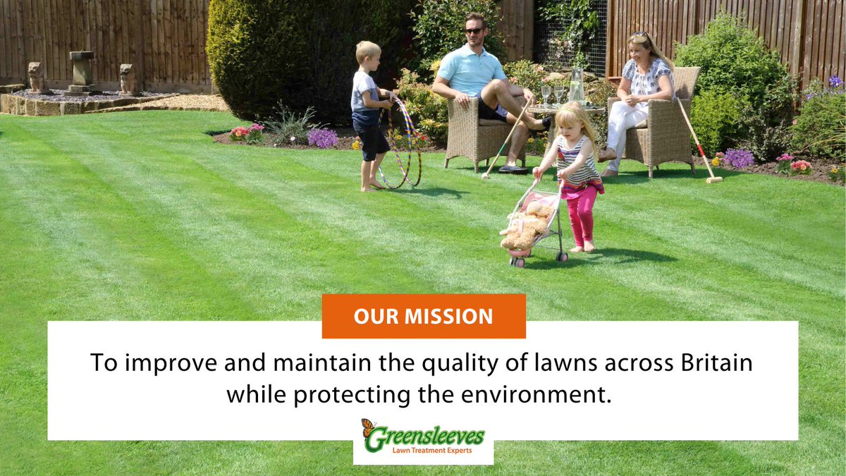 OUR MISSION, To improve and maintain the quality of lawns across Britain while protecting the #environment. 

We are passionate about our work and believe that everyone should have a healthy #outdoor space they can be proud of.

Visit greensleeves-uk.com