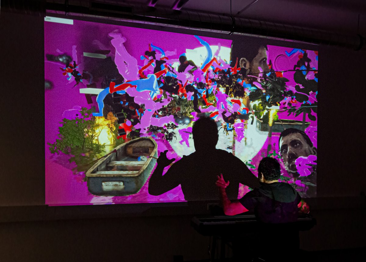 samehaltawil's tweet photo. if you are in #Cairo #Egypt  check my #chaos #digitalperformance within @cairotronica  #festival, #data_fiction #exhibition @auc_tcc 26.04 till 01.05.2021
 #generativeart #MachineLearning #experimental_piano
https://t.co/JuYgbk1Z10فَوْضَى/# https://t.co/QcZxY2CcNz