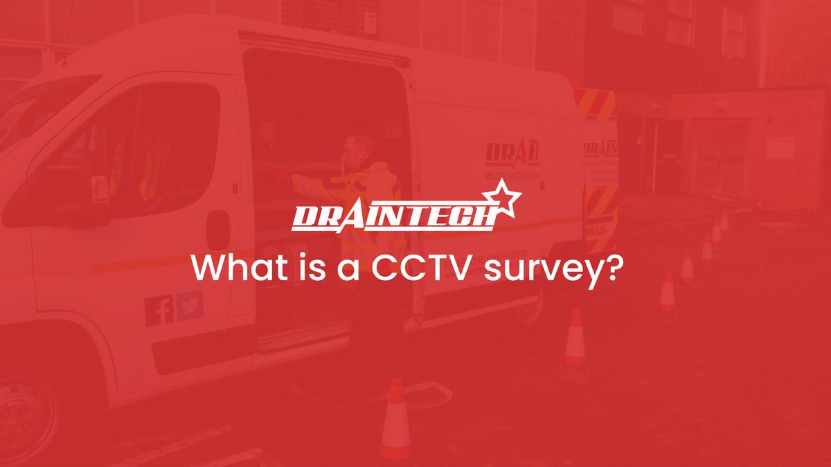 A CCTV drain survey is an in-depth inspection of your drainage system, using high-tech CCTV cameras which are inserted into your drains.

Call us today - 0800 612 9805 / draintech-services.co.uk

#drainage #CCTV #blockeddrains #midlands #blockage
