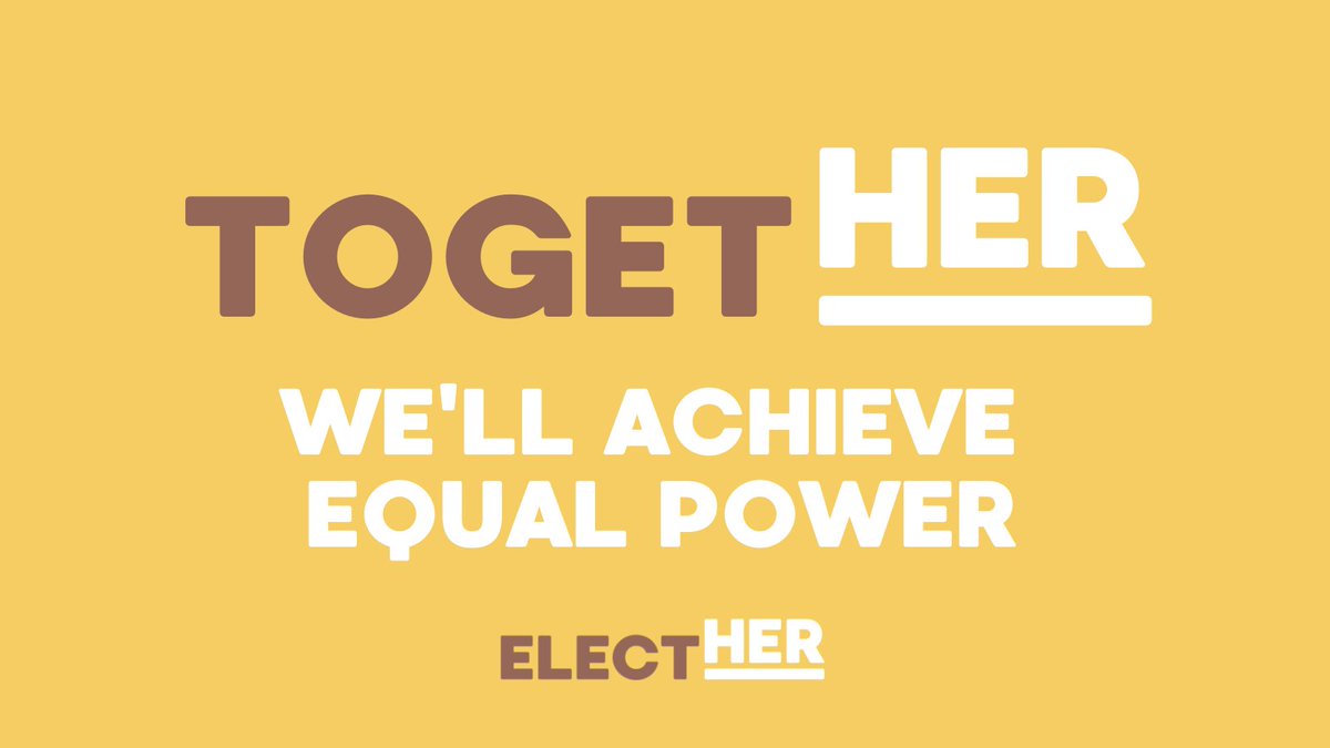 Elect Her on Twitter: 
