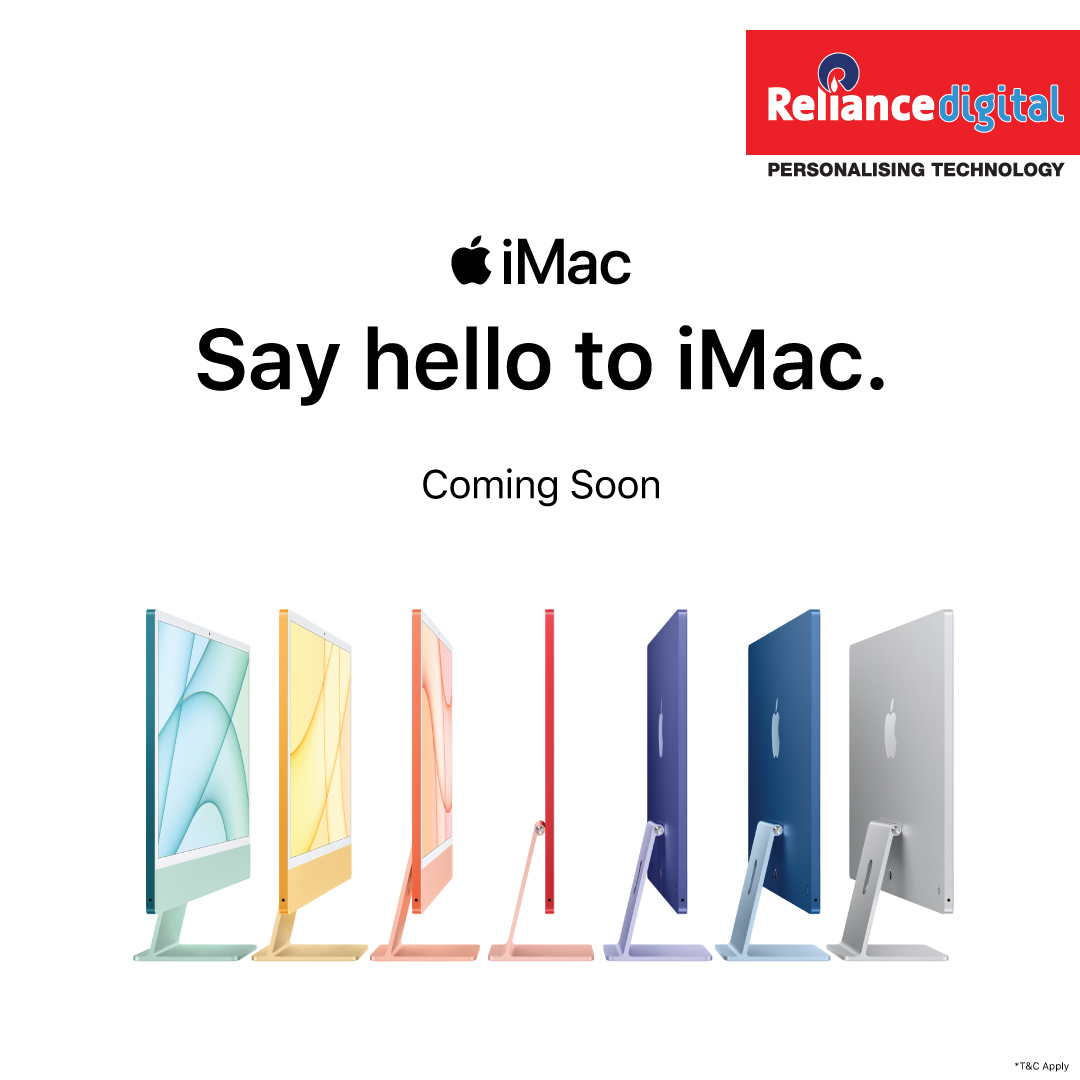 Reliance Digital on Twitter "The allnew iMac is equipped with