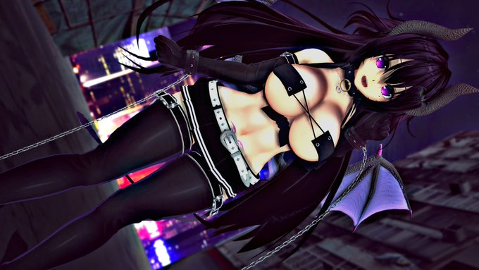 うちのサキュバスちゃんたちを見て♡ #COM3D2 