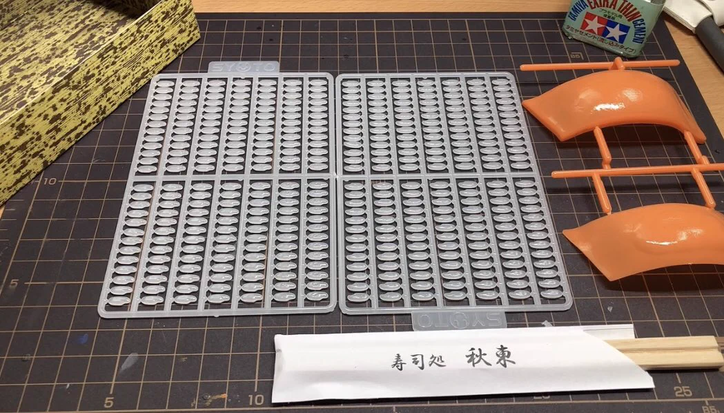 作っているとお腹が空く、寿司のプラモデルがリアルすぎるｗｗｗ