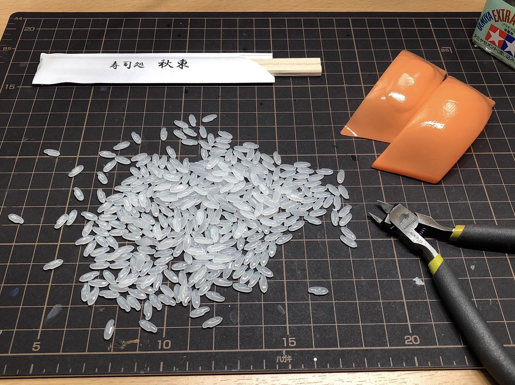 作っているとお腹が空く、寿司のプラモデルがリアルすぎるｗｗｗ