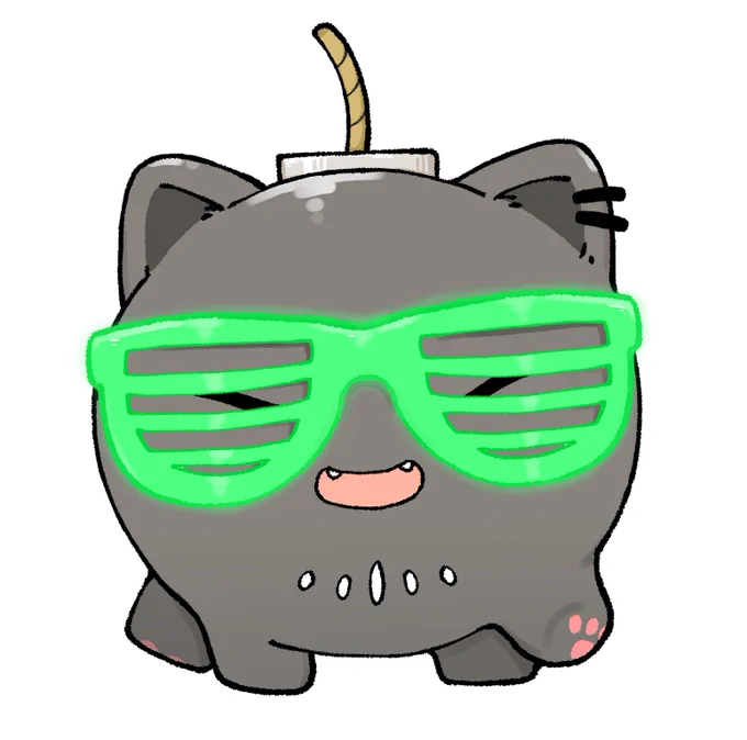 Party glasses SSRB 畫給自己頭像用 ˊ w ˋ #ししらーと