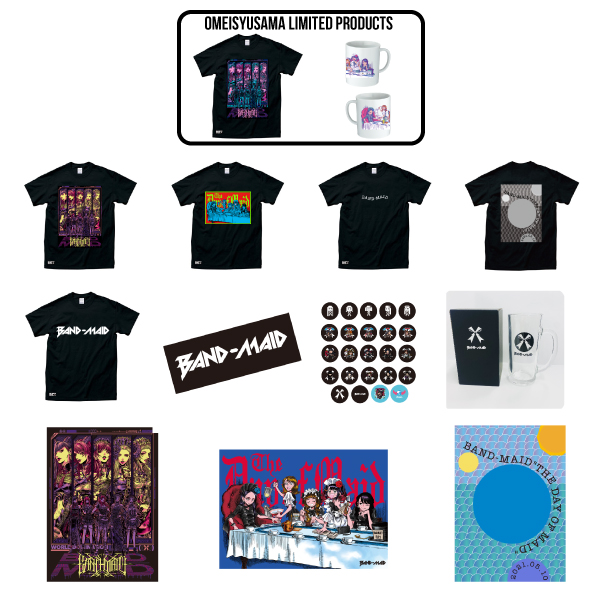 BAND-MAID「THEDAYOFMAID」お盟主様限定カラーTシャツ未開封 新品未使用】BAND-MAID バンドメイド Tシャツ お盟主様 ショップ限定