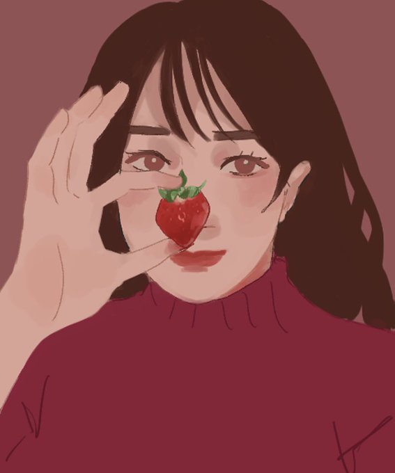 いちご鼻のtwitterイラスト検索結果