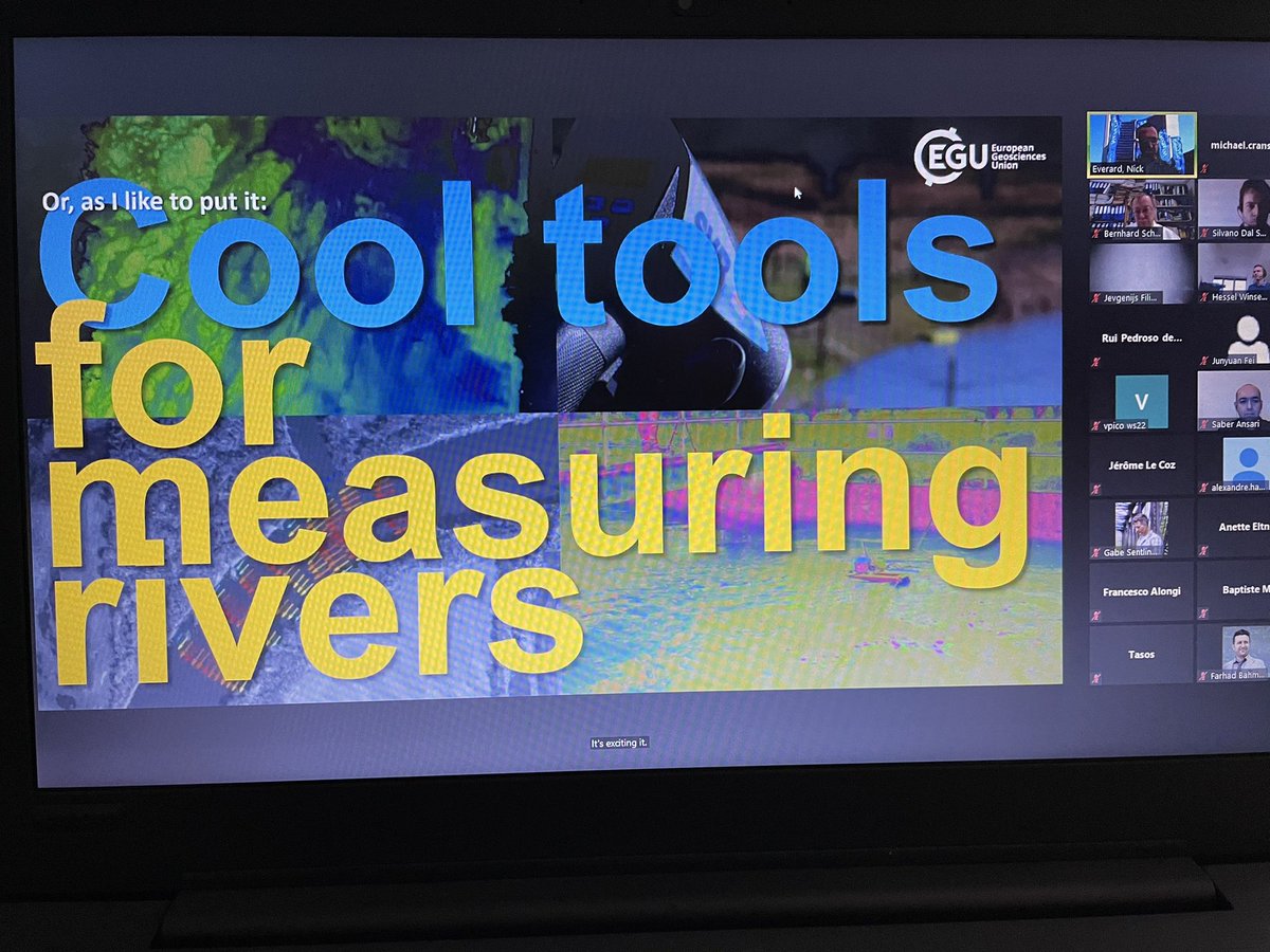 Michael Cranston (@michaelcranston) on Twitter photo Nice #vEGU21 session on monitoring and modelling for a climate emergency <a href="/Nick_Everard/">NickEverard</a> certainly some cool tools including π <a href="/flowonthegoltd/">flowonthego</a> flow gauging all from your π± Nice #vEGU21 session on monitoring and modelling for a climate emergency <a href="/Nick_Everard/">NickEverard</a> certainly some cool tools including π <a href="/flowonthegoltd/">flowonthego</a> flow gauging all from your π±