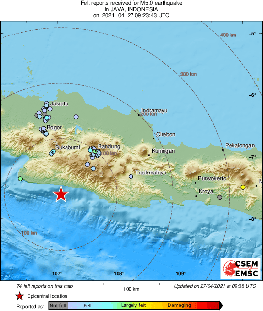Bmkg Gempa Sorong Hari Ini : Dini Hari Gempa Bumi 4 3 Sr ...
