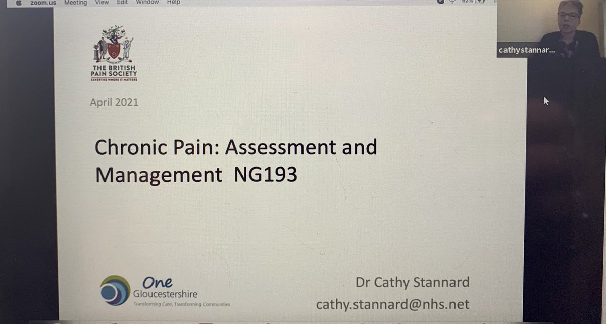 loulouscorpio's tweet image. Now the amazing UK #opioid guru Dr Cathy Stannard talking about the NICE Chronic Pain Guideline NG193 @NICEComms @BritishPainSoc @PatientBps #BPSASM2021