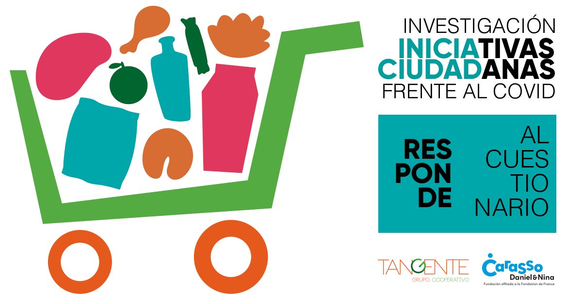 Tangente_coop's tweet image. ¡RESPONDE!

👉Colectivos e iniciativas ciudadanas que habéis o estáis dando respuesta a la crisis del #COVID19 🙃¡Necesitamos que contestéis estre breve cuestionario! Se trata de una investigación 🤓 para recopilar y aprender de lo vivido 
➡️tangente.coop/respuesta-ciud…