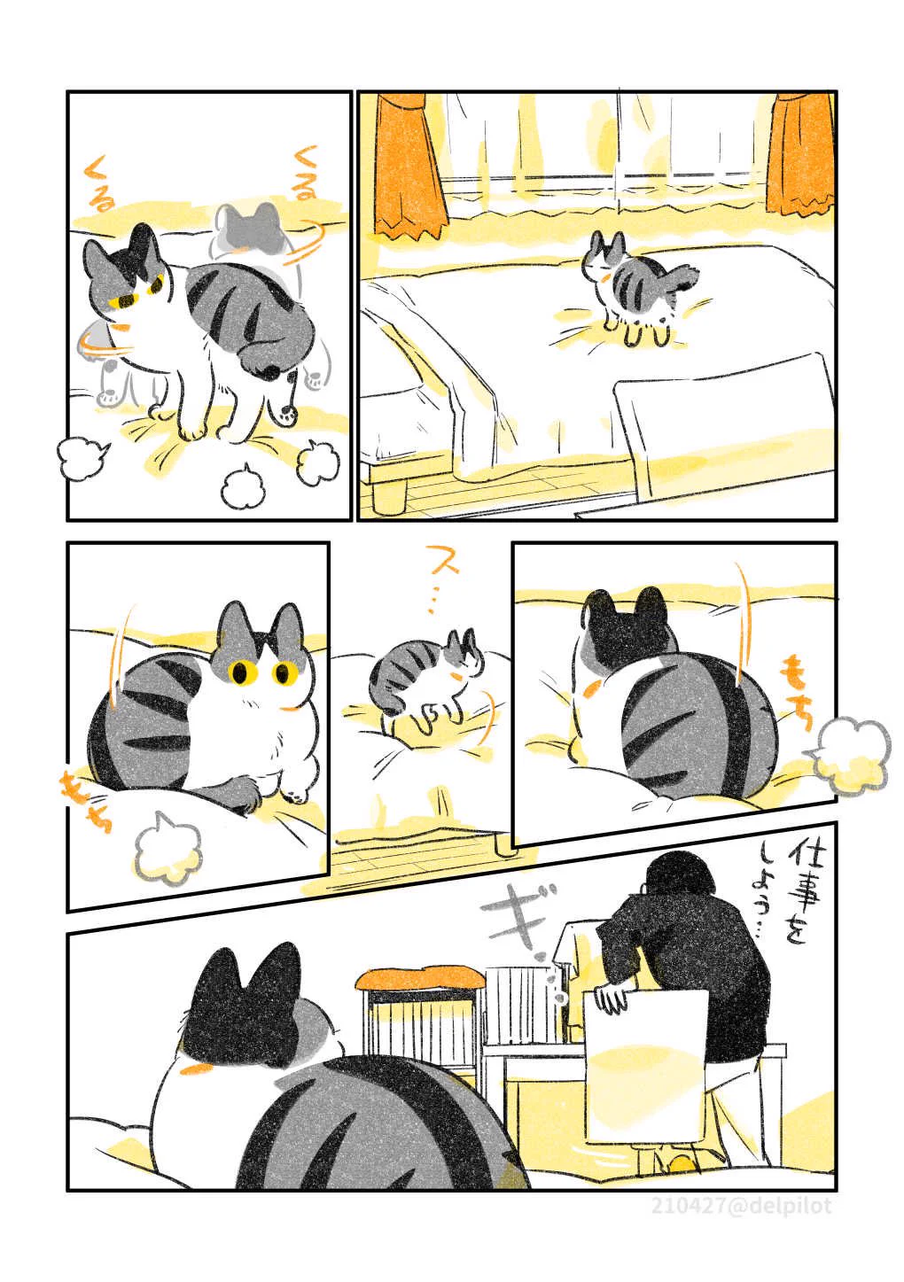 ほっこりした気持ちになる･･･！寝心地の良いベッドの上よりも飼い主の隣で眠りたい猫！