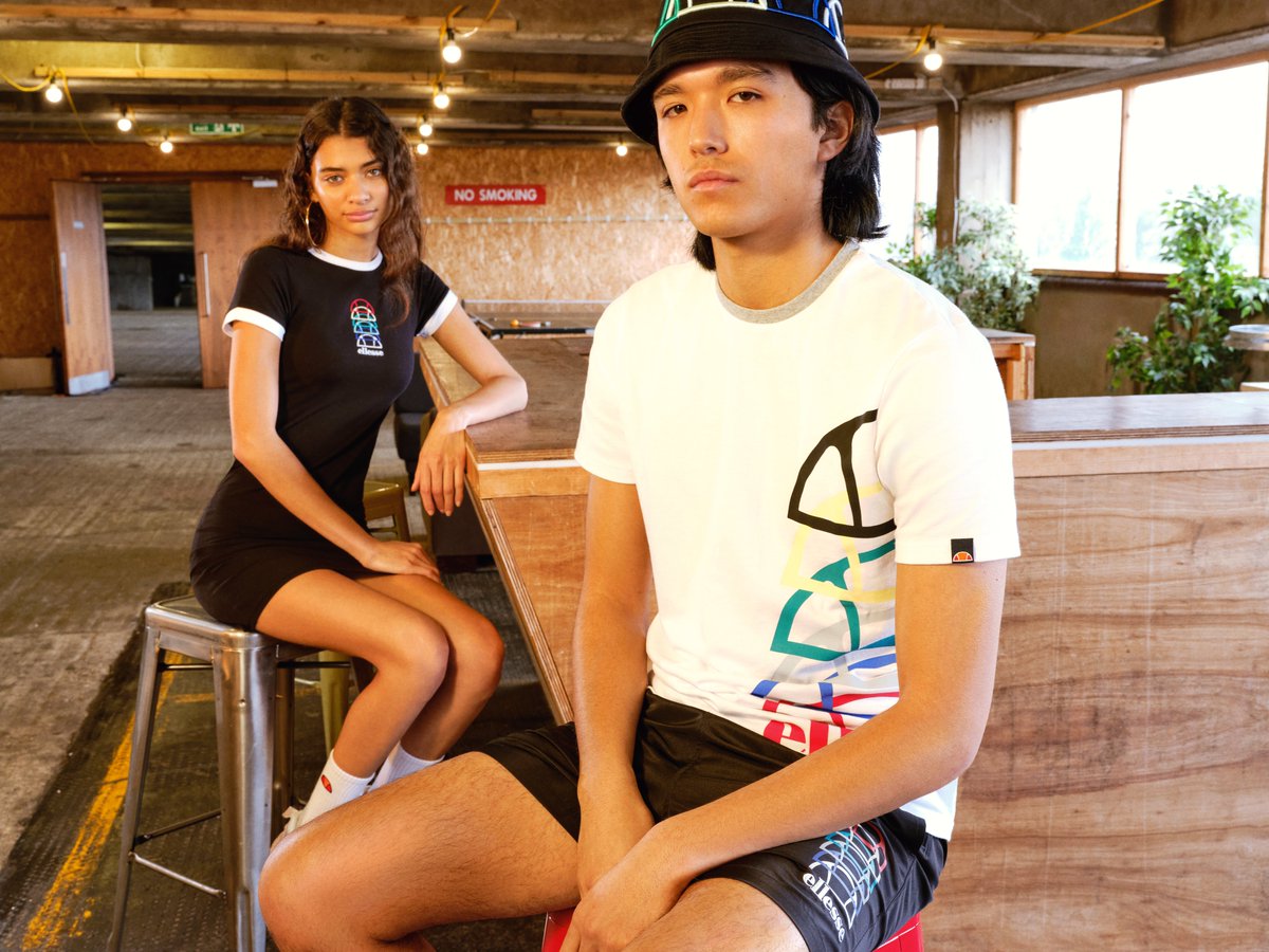 Time to drop some colour pops 🌈 how are you styling up your looks this weekend? Shop the Ninetta dress and Nurallo tee via ellesse.com  #forthewin